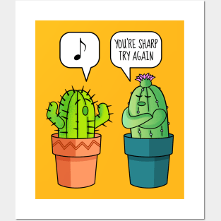 Sharp Singing Cactus Posters and Art